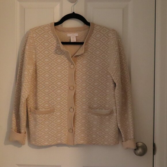 H BY HALSTON Button Down Lady Cardigan - Picture 3 of 9